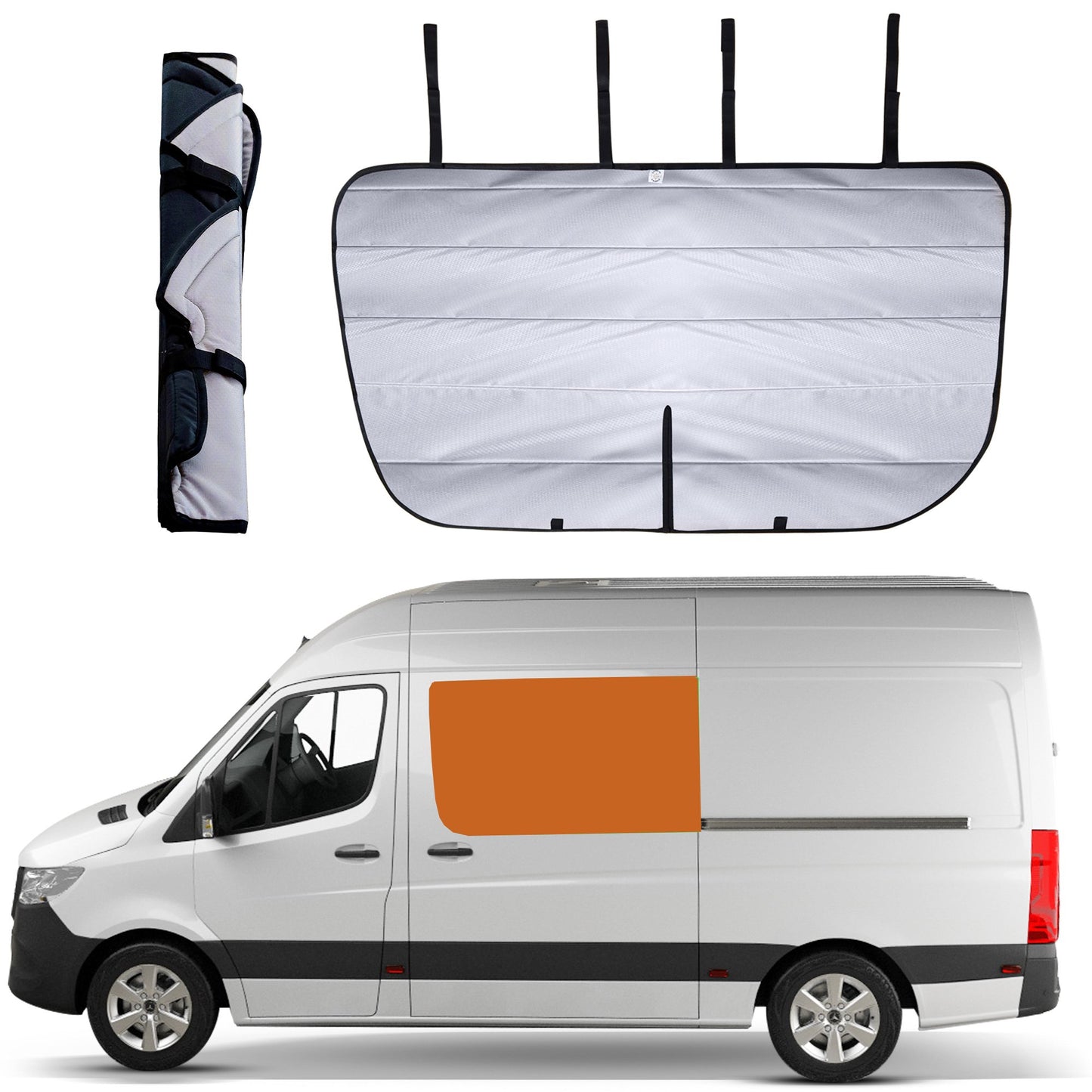 Volkswagen Crafter Window Cover - Sliding Door Window
