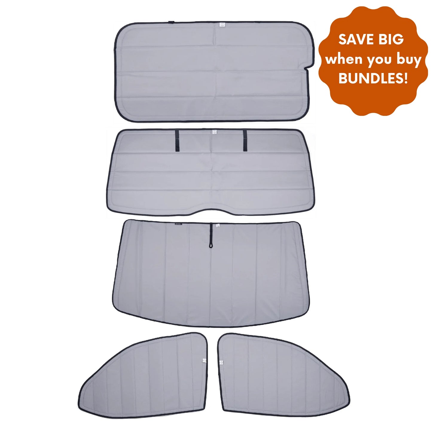 Volkswagen Transporter Window Cover - 5 Pack Bundle