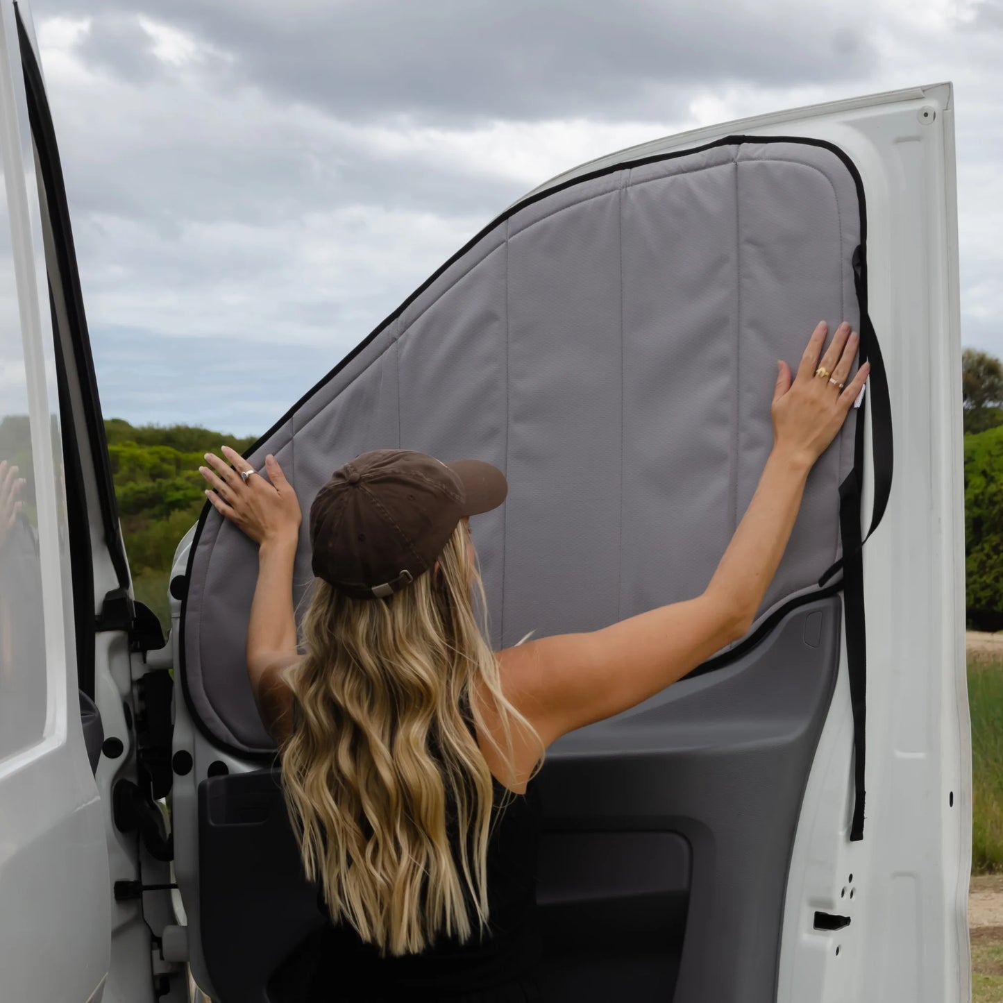 Ford Transit Window Cover - Rear Door Windows (Pair)
