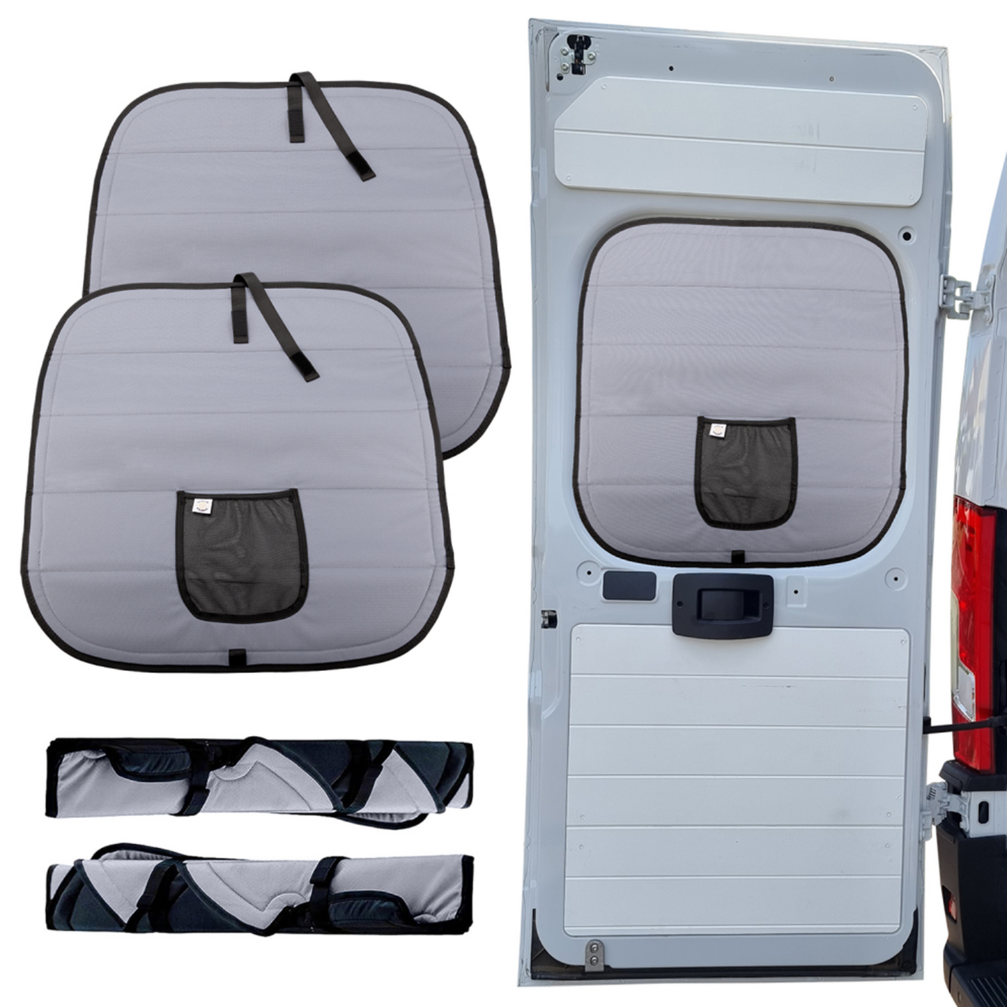 Fiat Ducato Window Cover - Rear Door Windows (Pair)
