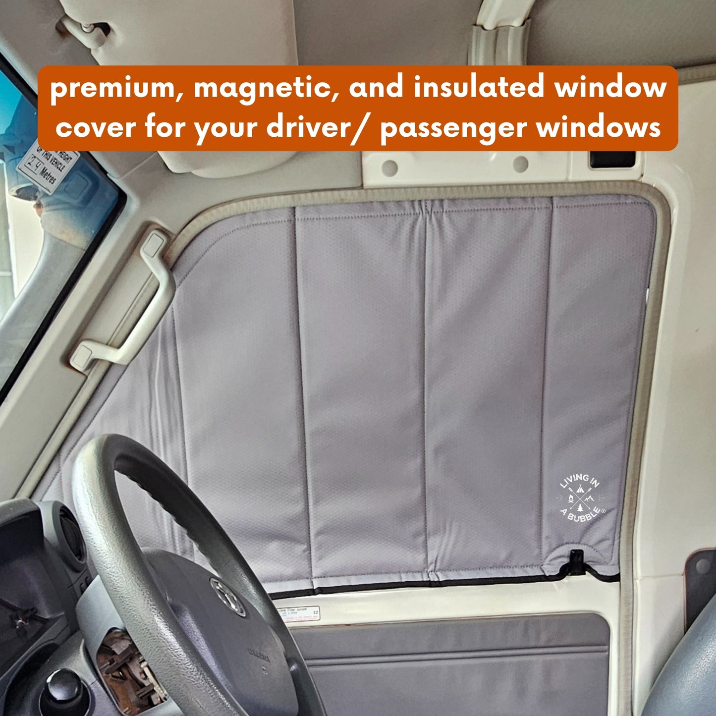 Toyota Land Cruiser Troop Carrier 75/78 Series Window Cover - Driver / Passenger Door Windows (Pair)