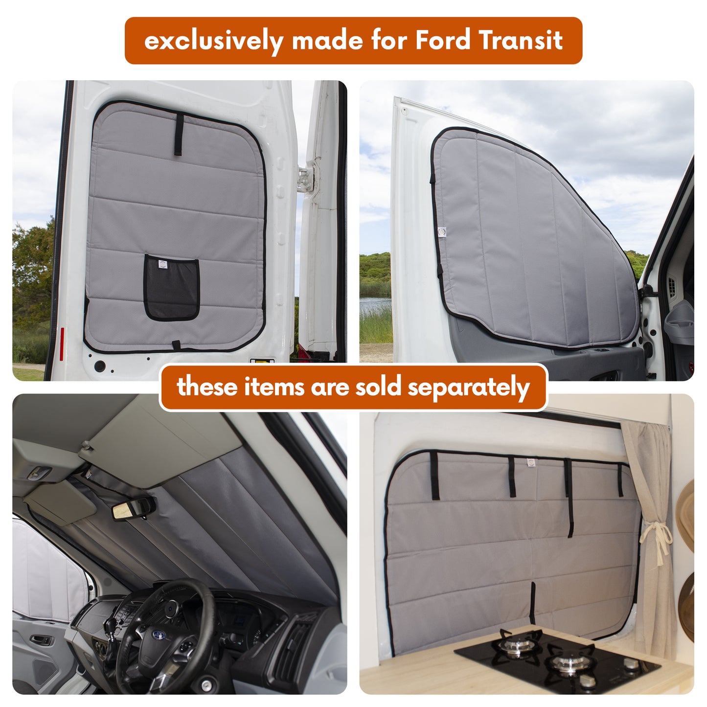 Ford Transit Window Cover - 6 Pack Bundle