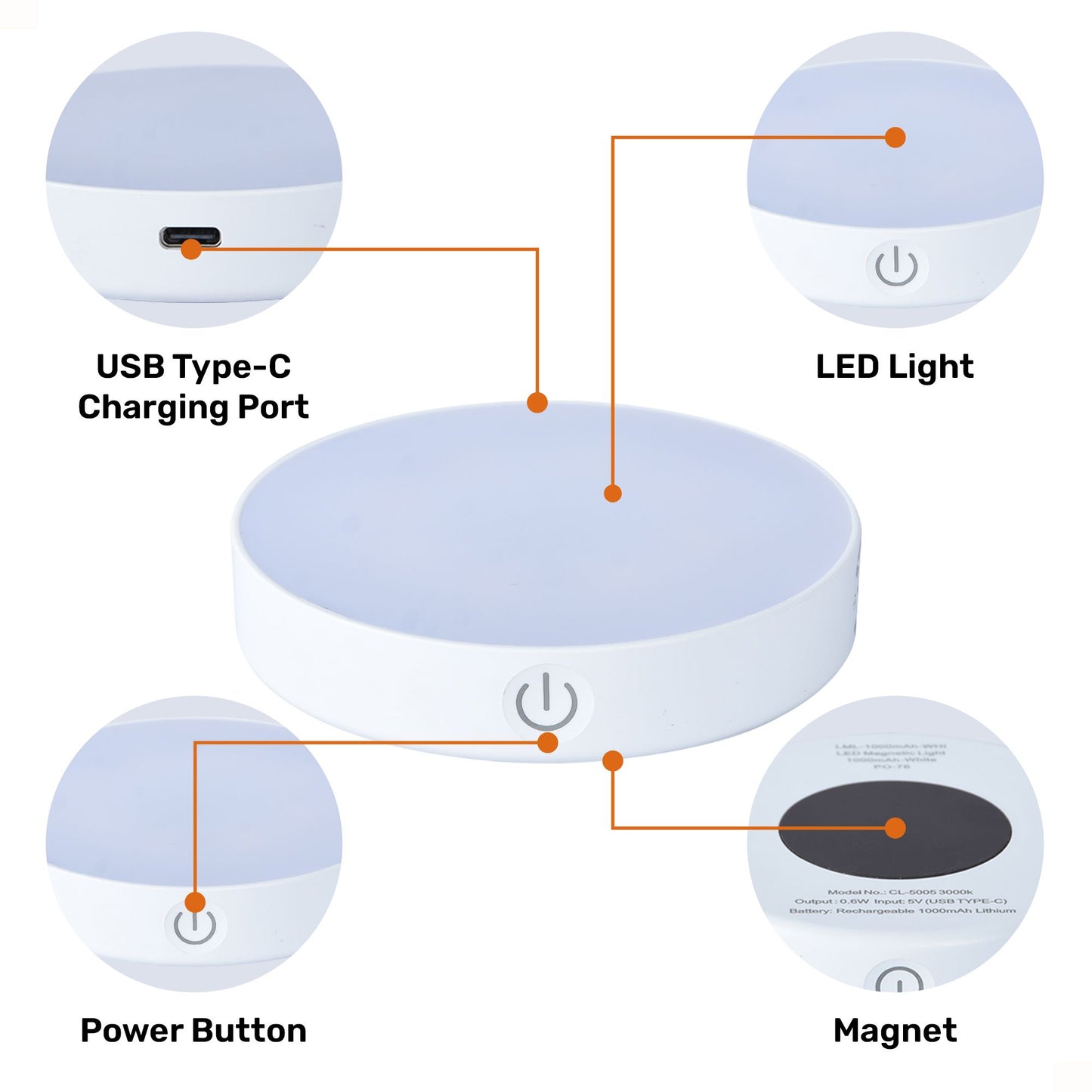 Magnetic LED Light