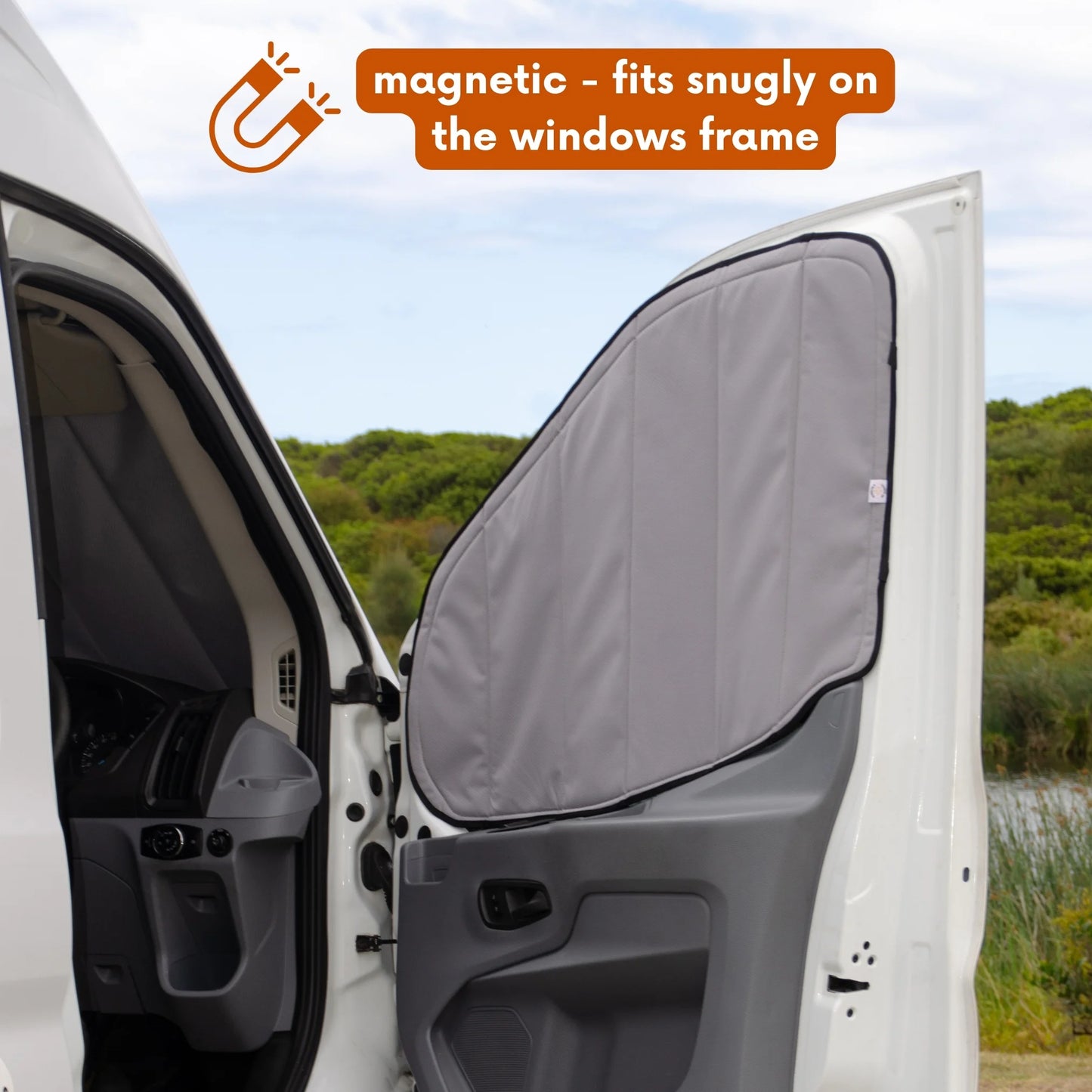 Ford Transit Window Cover - Rear Door Windows (Pair)