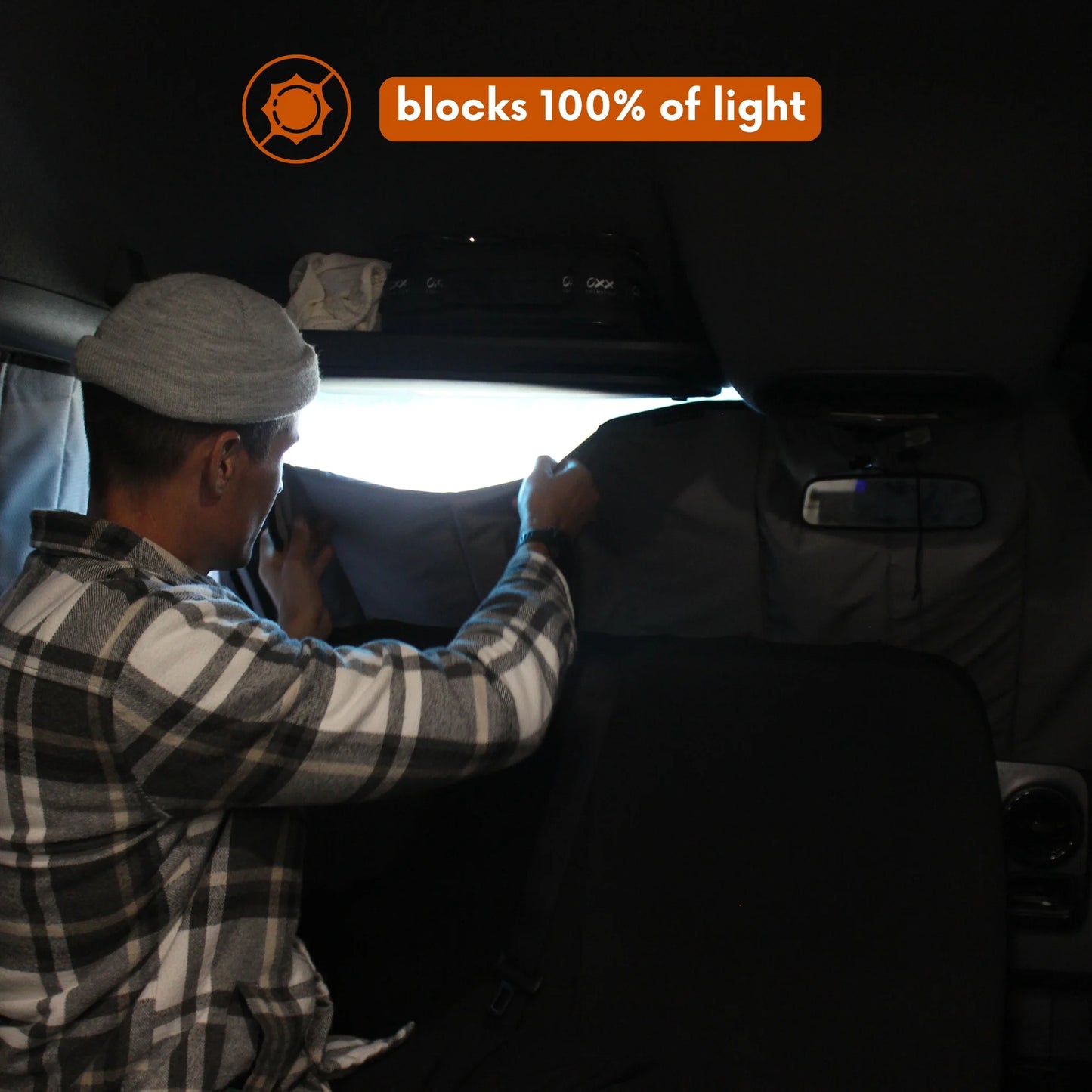 Ford Transit Window Cover - Rear Door Windows (Pair)