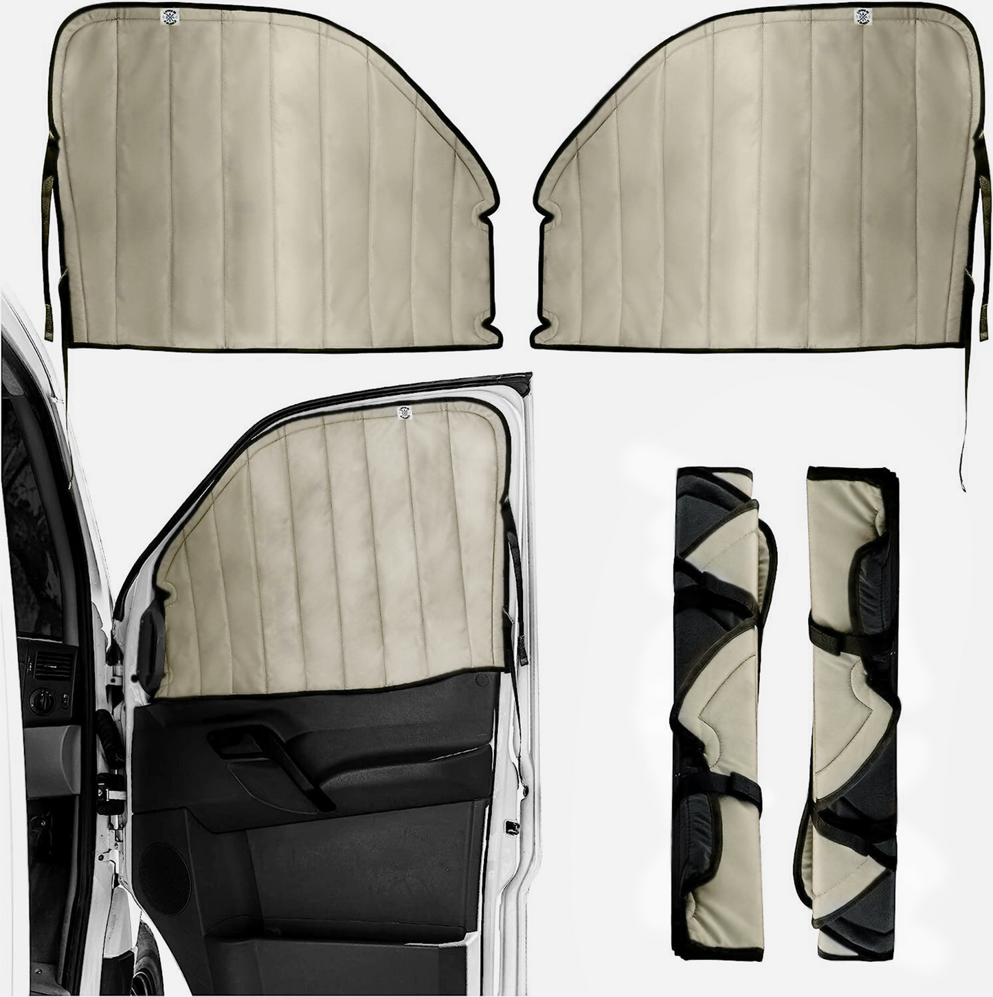 Mercedes Sprinter Window Cover - Driver & Passenger Windows (Pair)