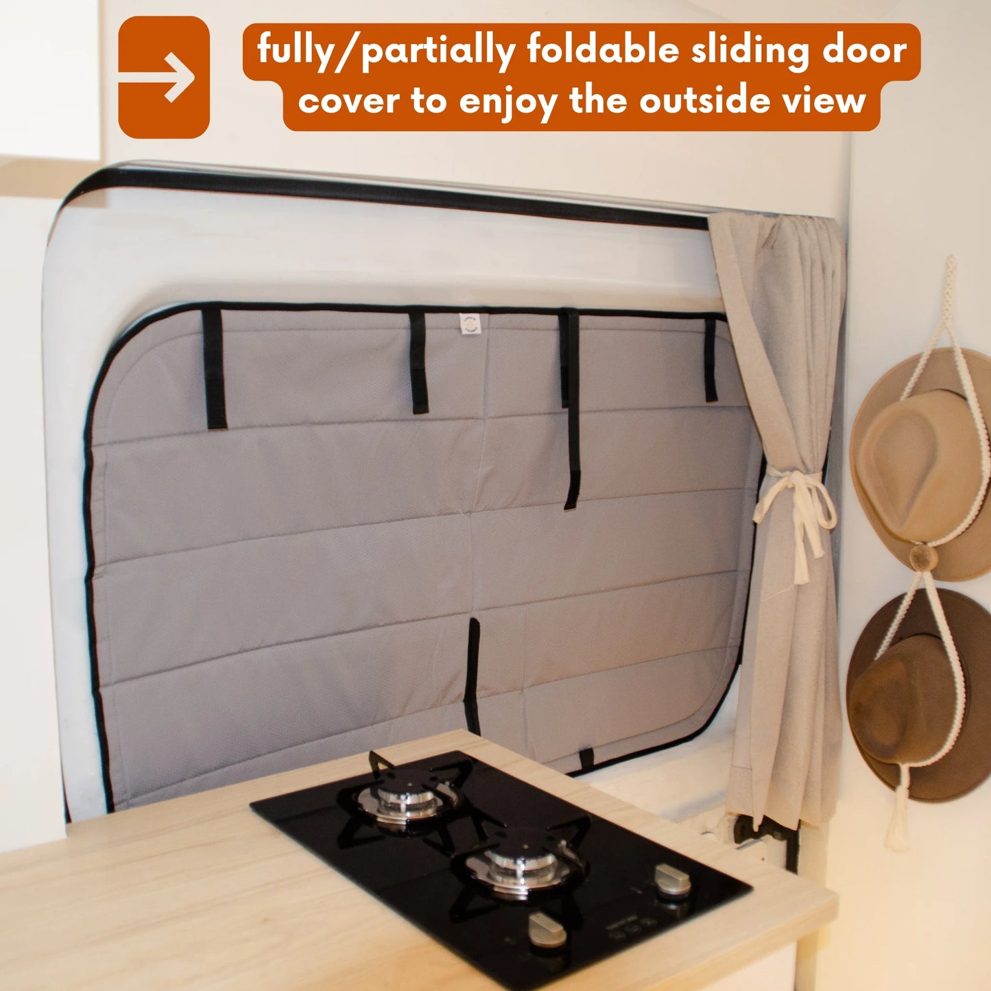 Ford Transit Window Cover - Rear Door Windows (Pair)
