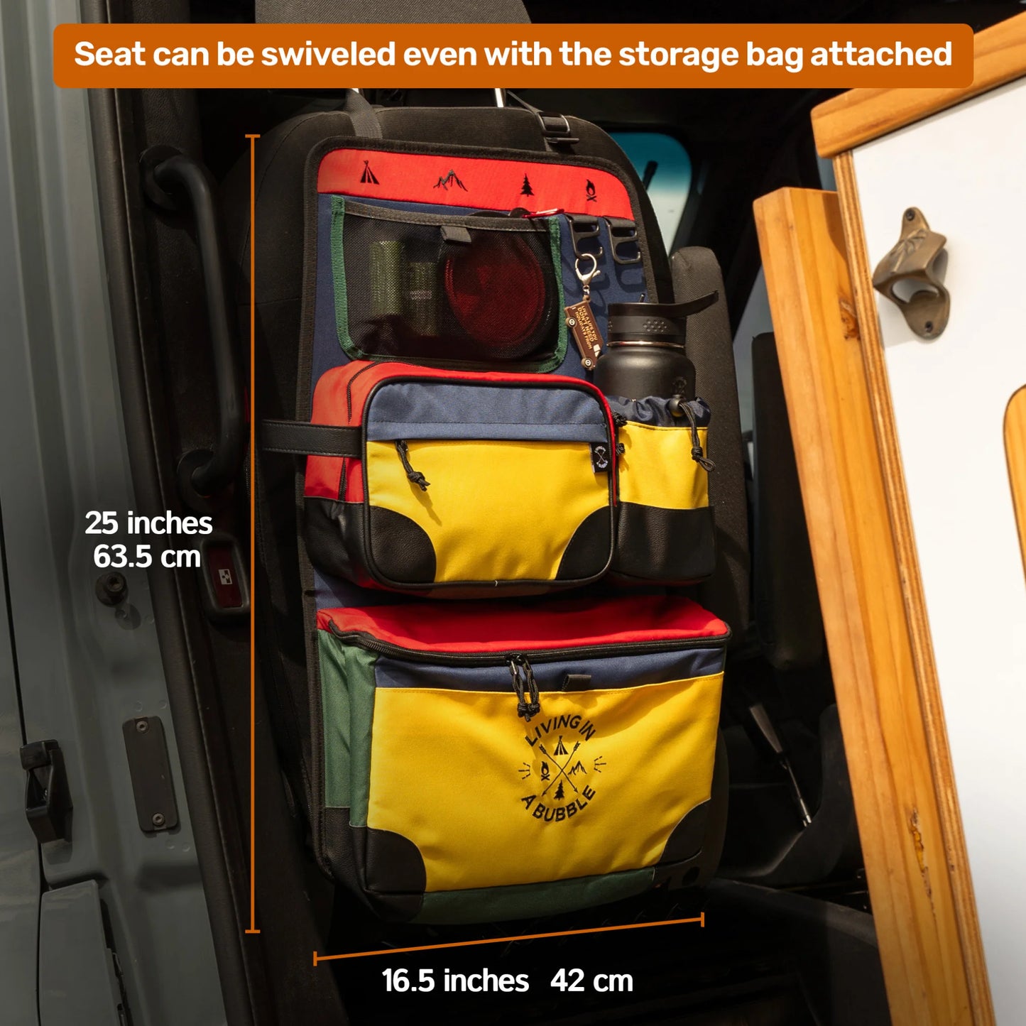 Premium Seat Back Storage Organizer