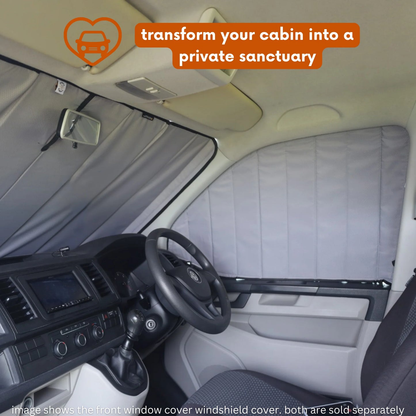 Volkswagen Transporter Window Cover - 3 Pack Bundle