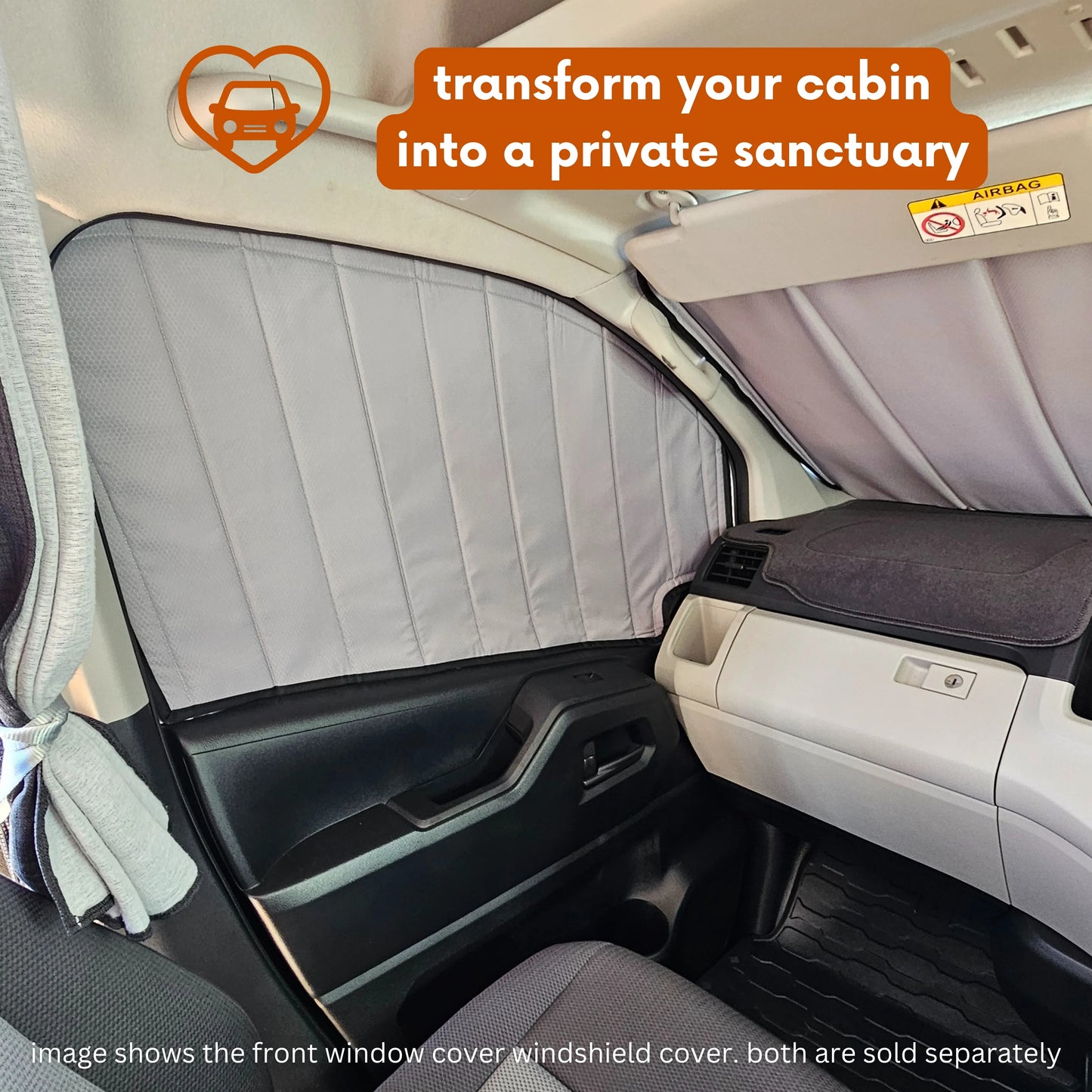 Toyota Hiace H300 Window Cover - 3 Pack Bundle