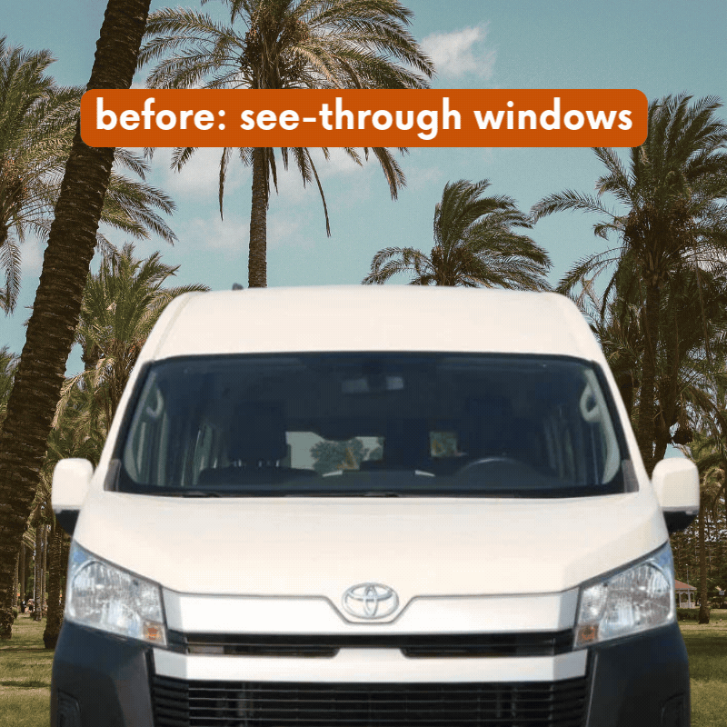 Toyota Hiace H300 Window Cover - 3 Pack Bundle