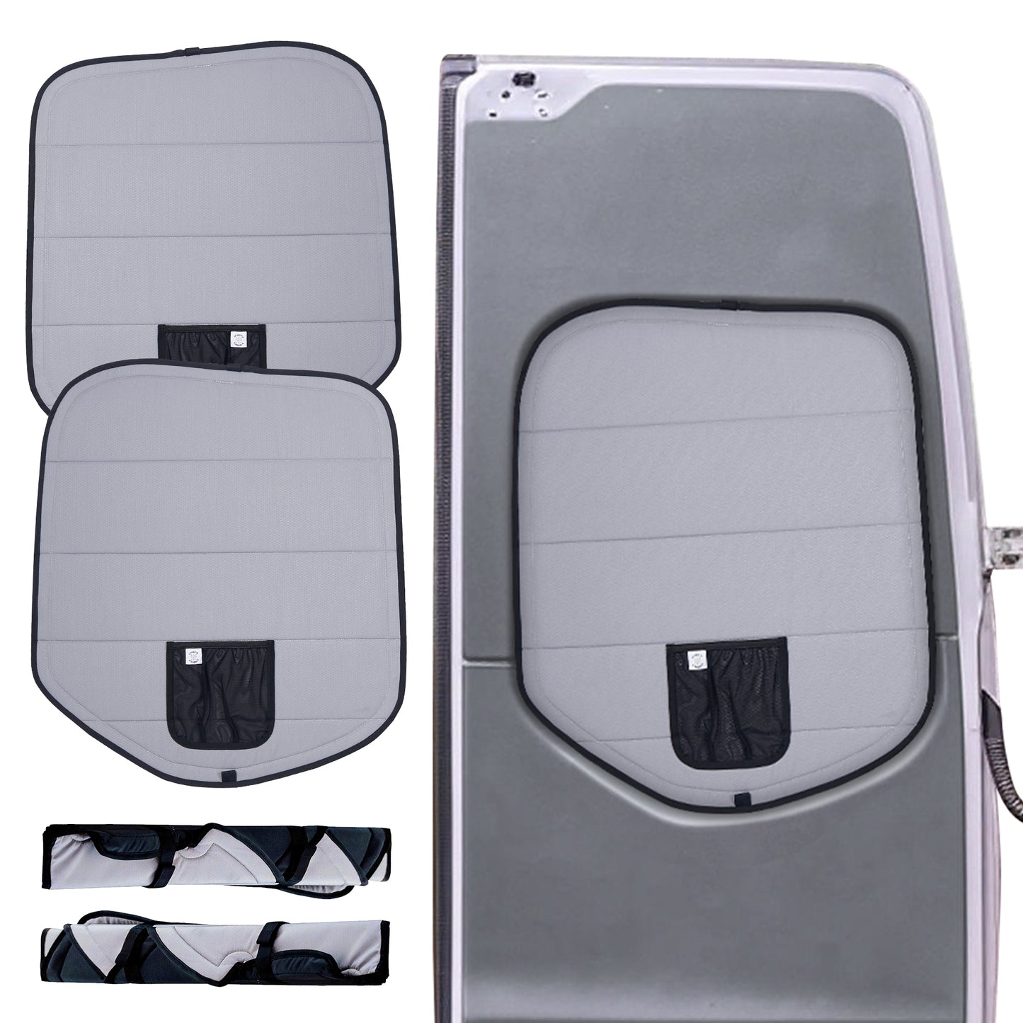 Mercedes Sprinter Window Cover - Rear Door Windows (Pair)