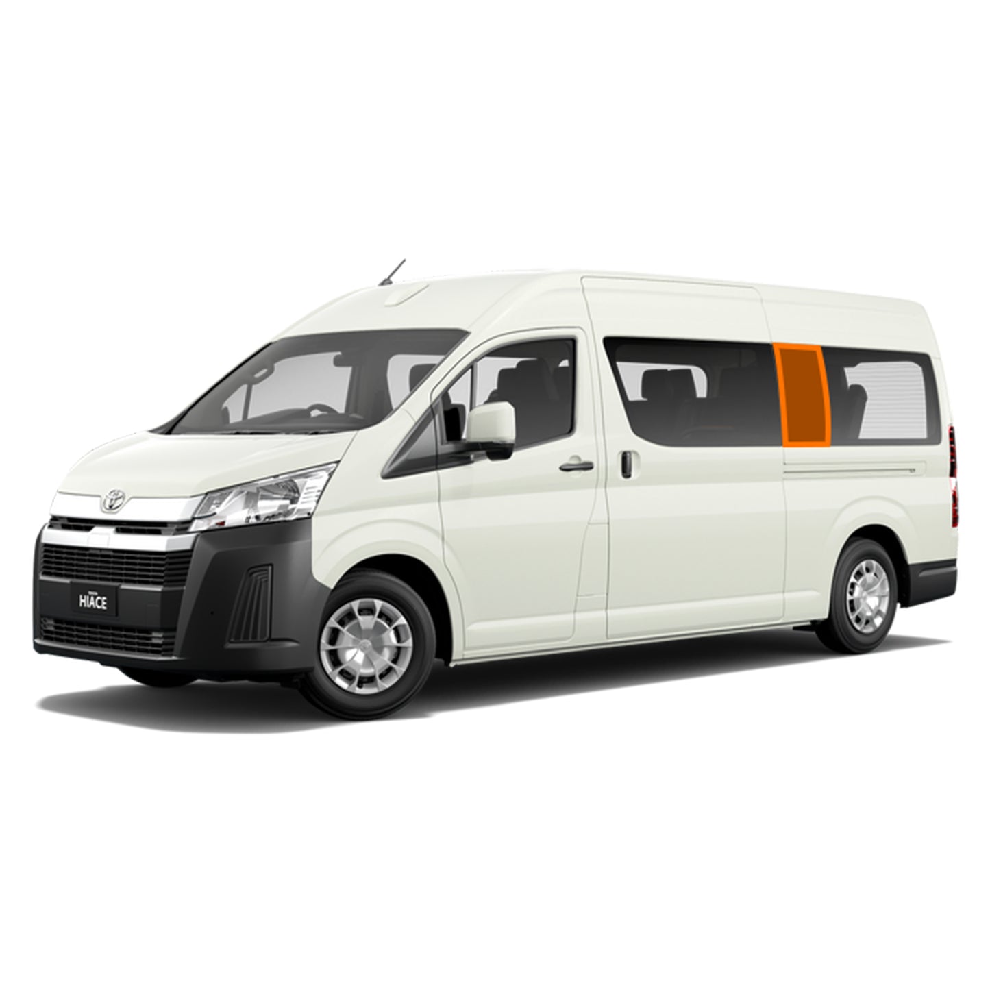 Toyota Hiace H300 Window Cover - Mid Side Window