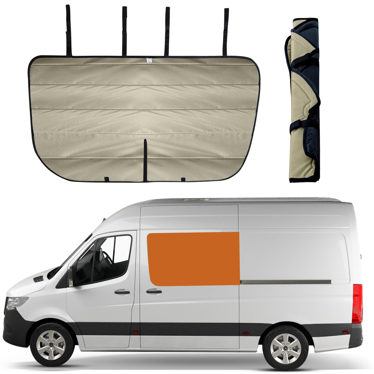 Mercedes Sprinter Window Cover - Sliding Door Window