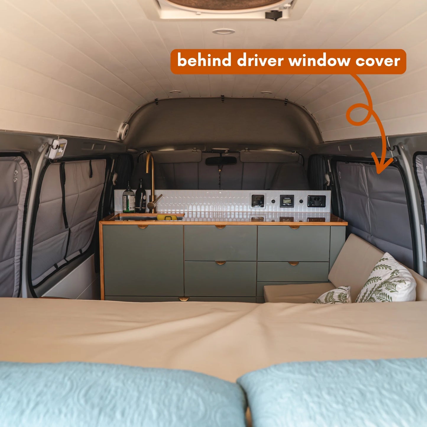 Toyota Hiace H200 - Behind Driver Window