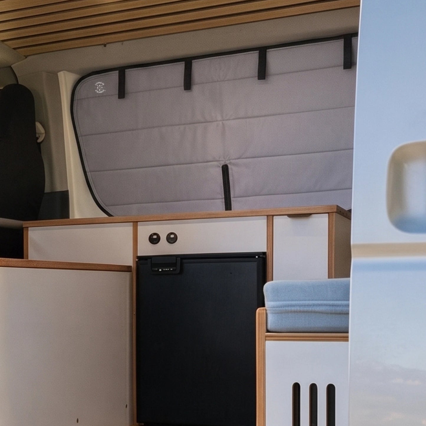Toyota Hiace H300 Window Cover - Behind Driver Window