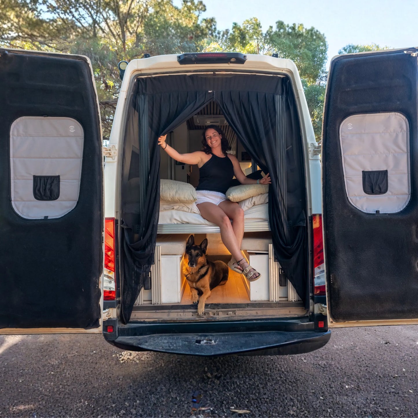 Iveco Daily Window Cover - Rear Door Windows (Pair)