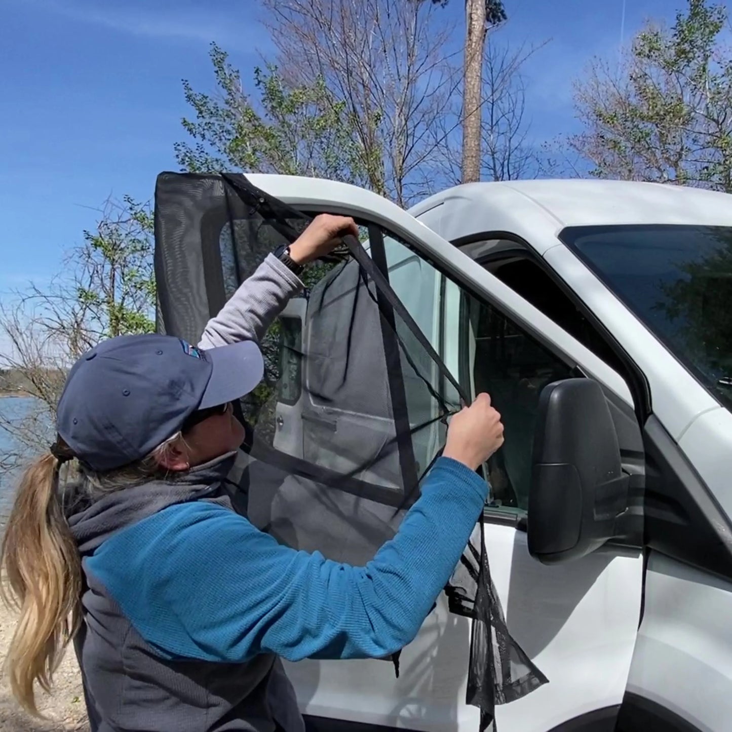 Magnetic Front Window Flyscreens For Cars And Vans