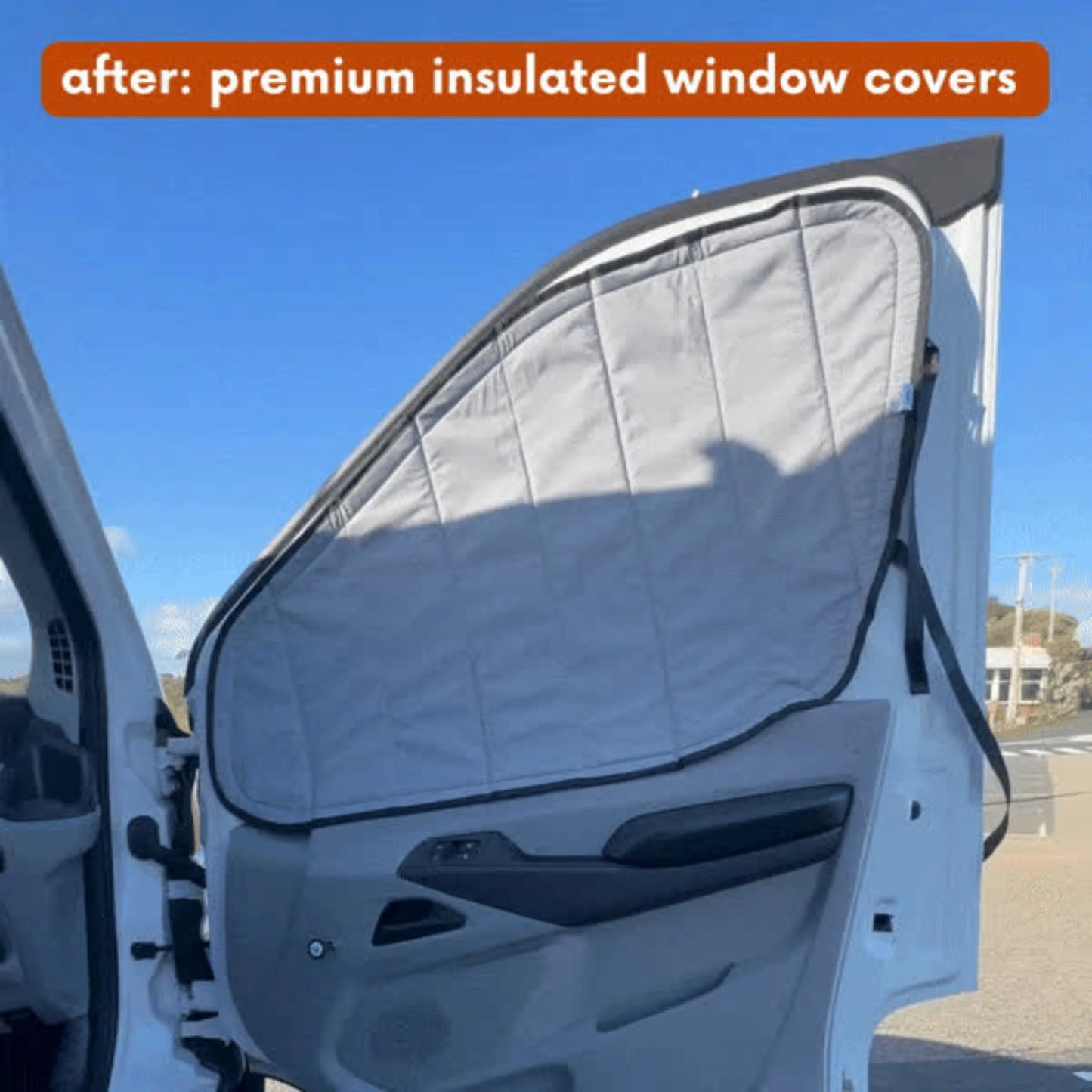 Insulated Window Covers for LDV Deliver 9