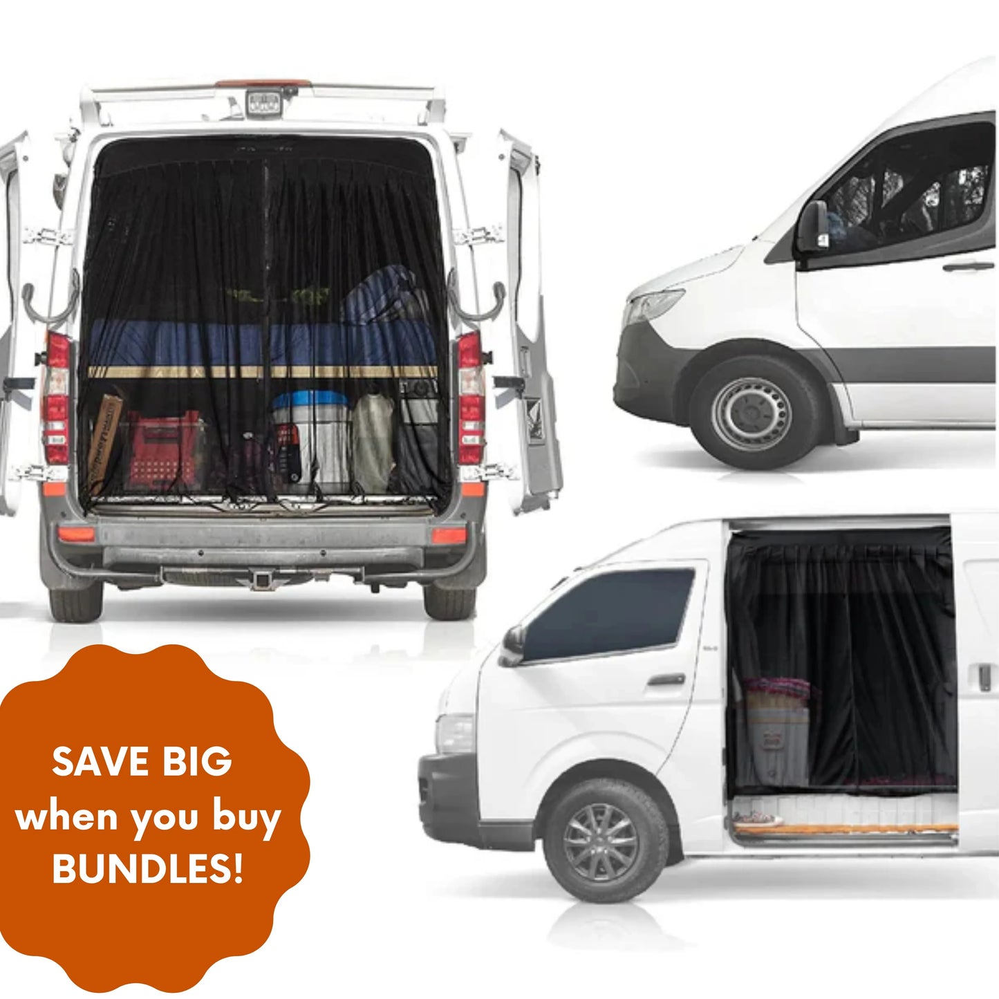 Magnetic Front Window Flyscreens For Cars And Vans