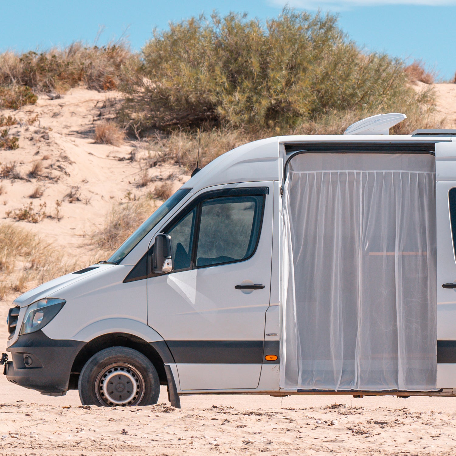 Magnetic Side Door Van Fly Screen - Standard Size