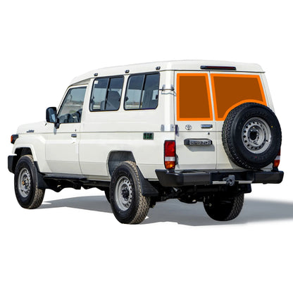 Toyota Land Cruiser Shorty 70/73 Series Window Cover - Rear Door Windows (Pair)