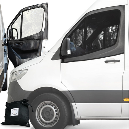 Magnetic Front Window Flyscreens For Cars And Vans