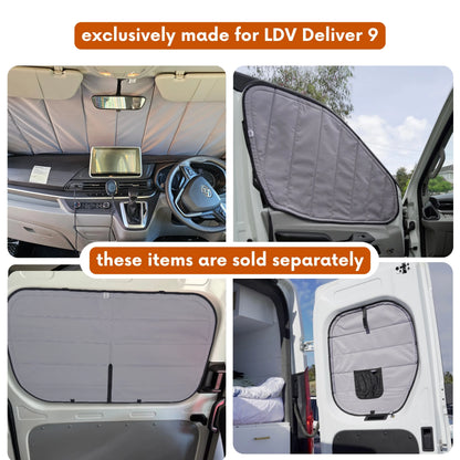 Insulated Window Covers for LDV Deliver 9