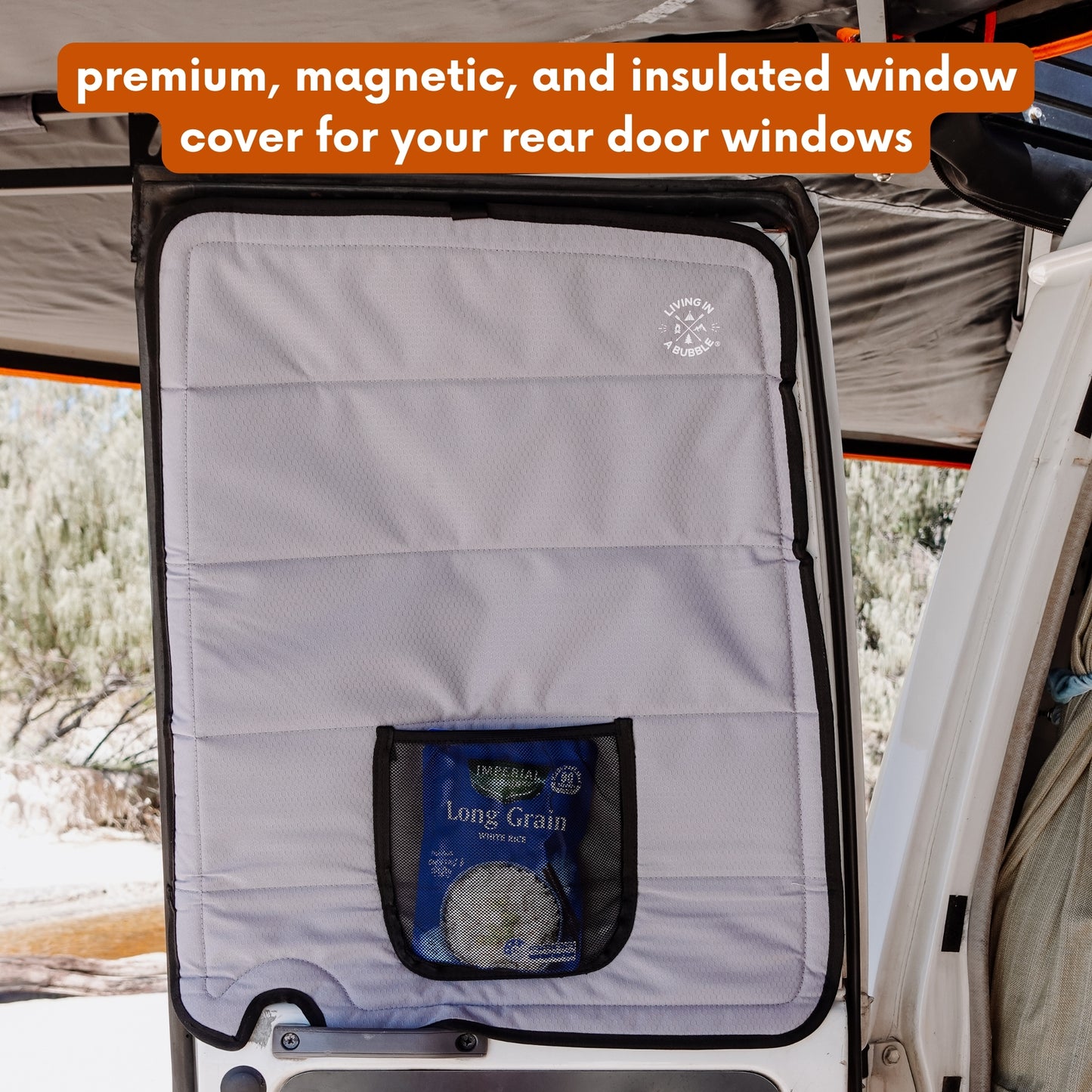 Toyota Land Cruiser Troop Carrier 75/78 Series Window Cover - Rear Door Windows (Pair)