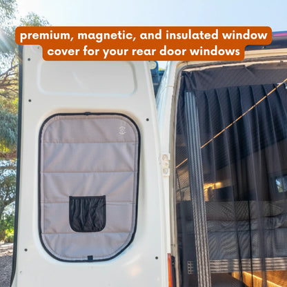 Iveco Daily Window Cover - Rear Door Windows (Pair)