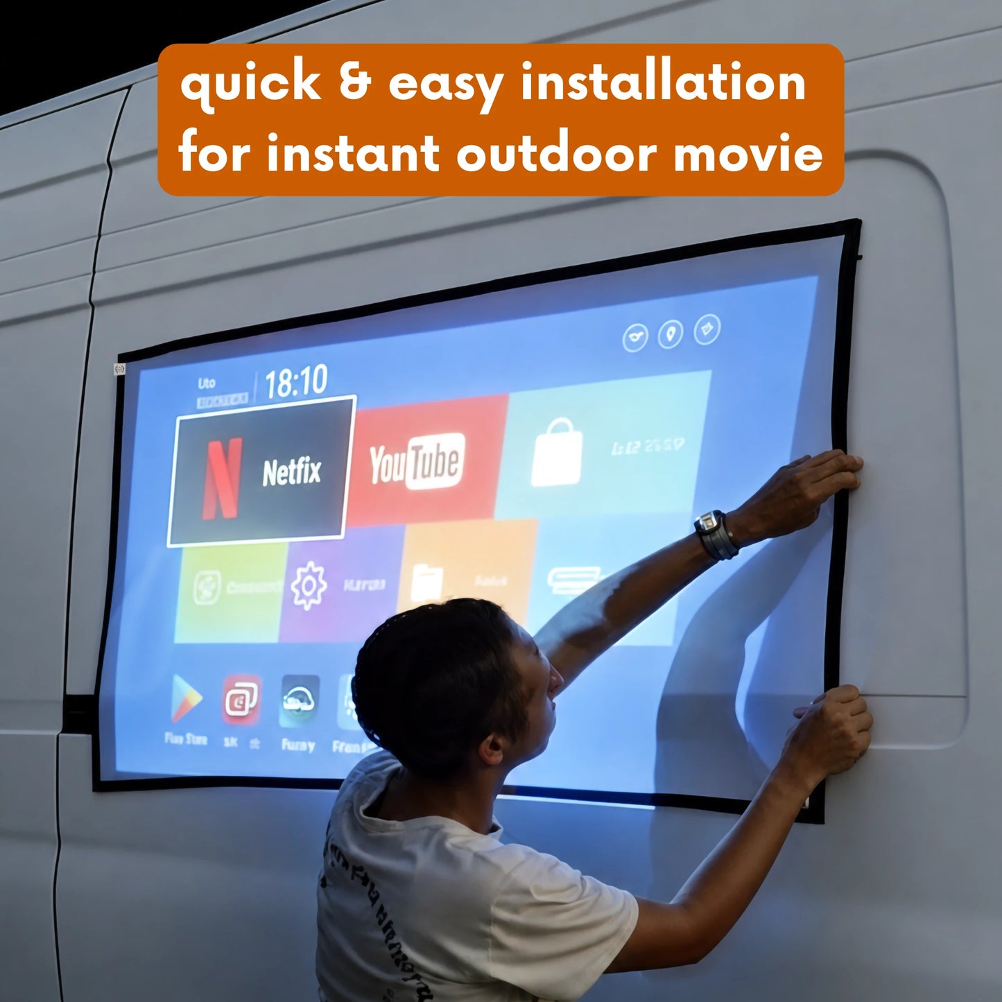 Magnetic Projector Screen