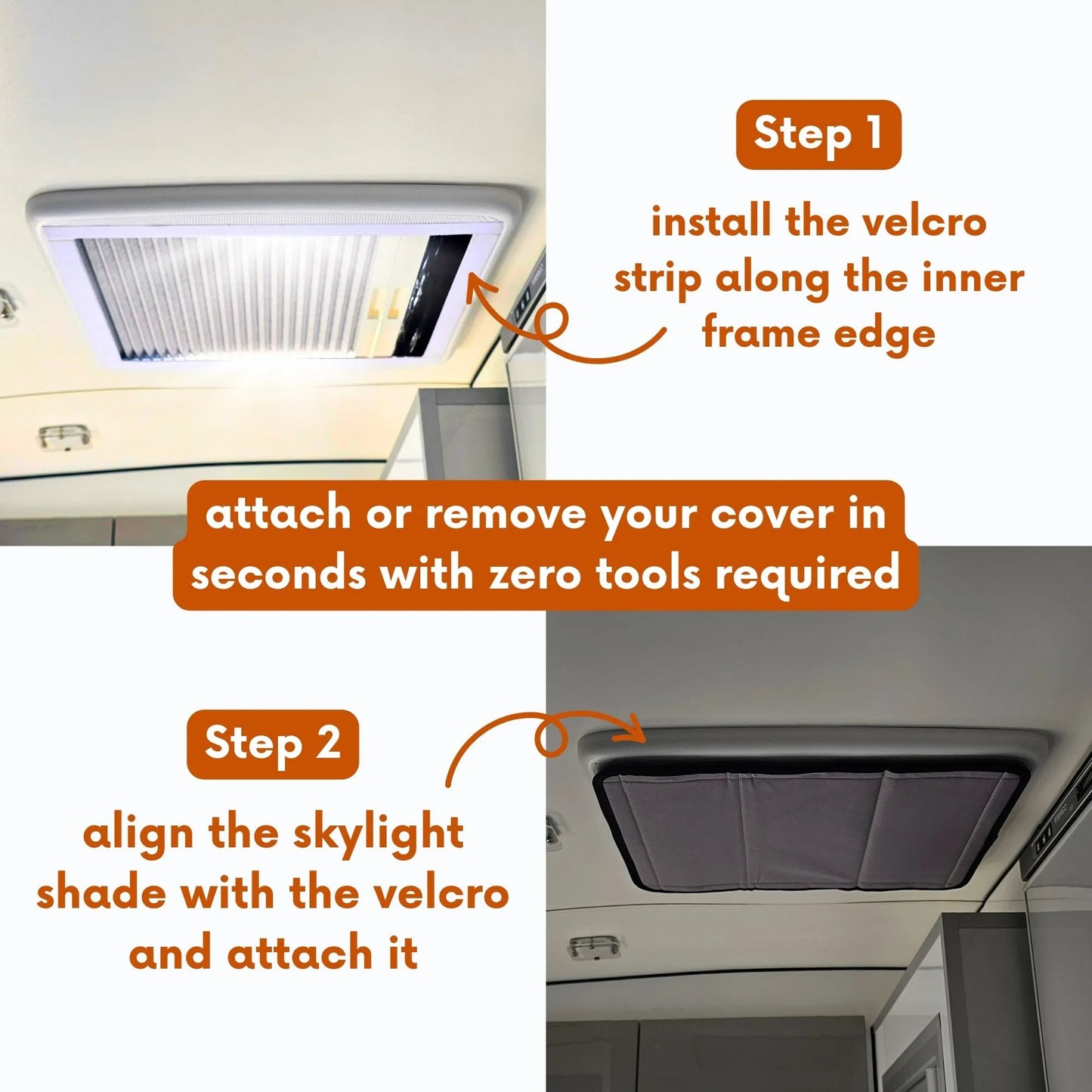 Dometic Mini Heki 400x400mm Skylight Cover