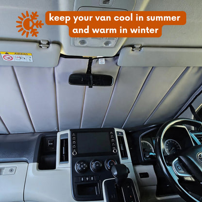 Toyota Hiace H300 Window Cover - Behind Driver Window