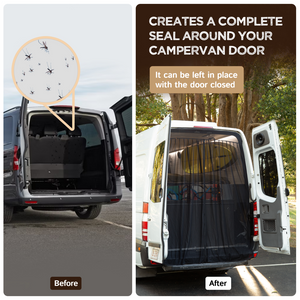 Magnetic Rear Door Van Fly Screen - Large Size