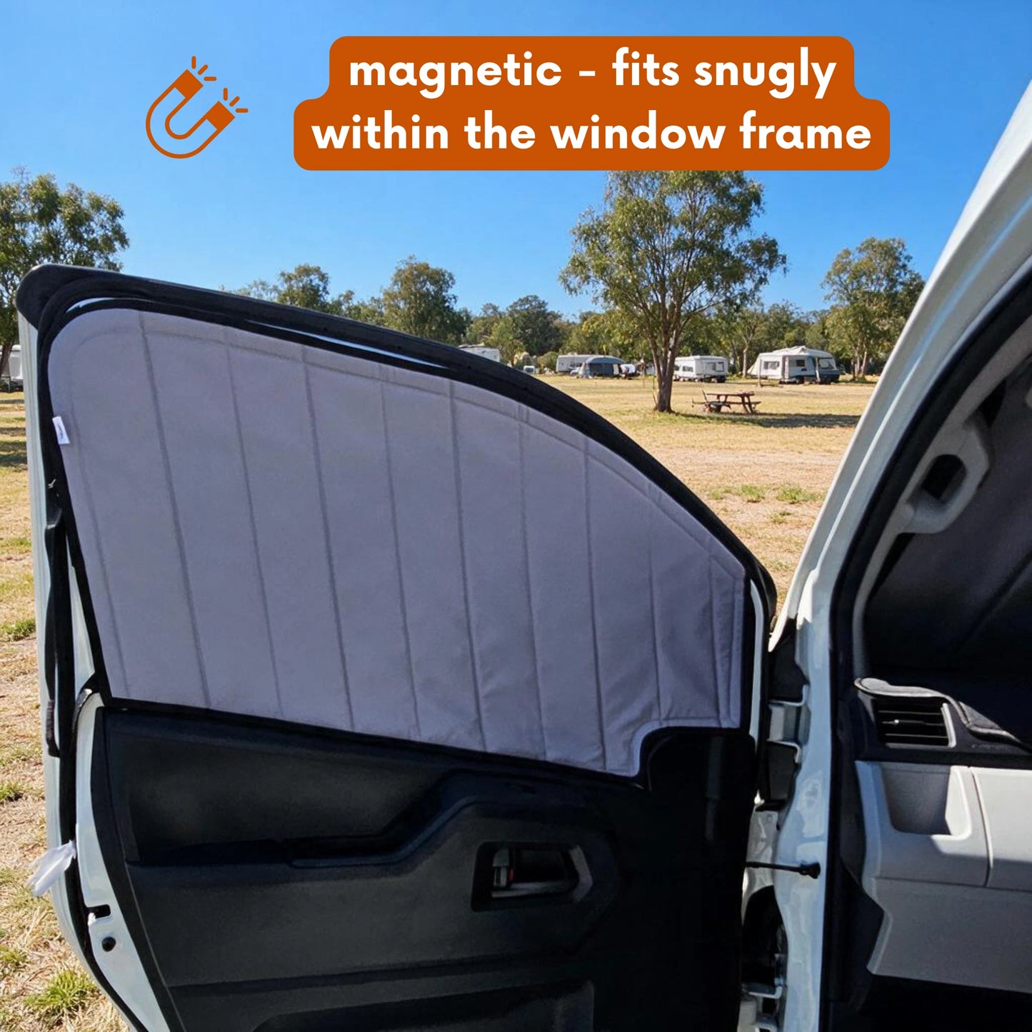 Toyota Hiace H300 Window Cover - Behind Driver Window