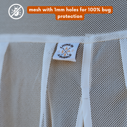 Magnetic Van Fly Screen - White (2 Pack Bundle)