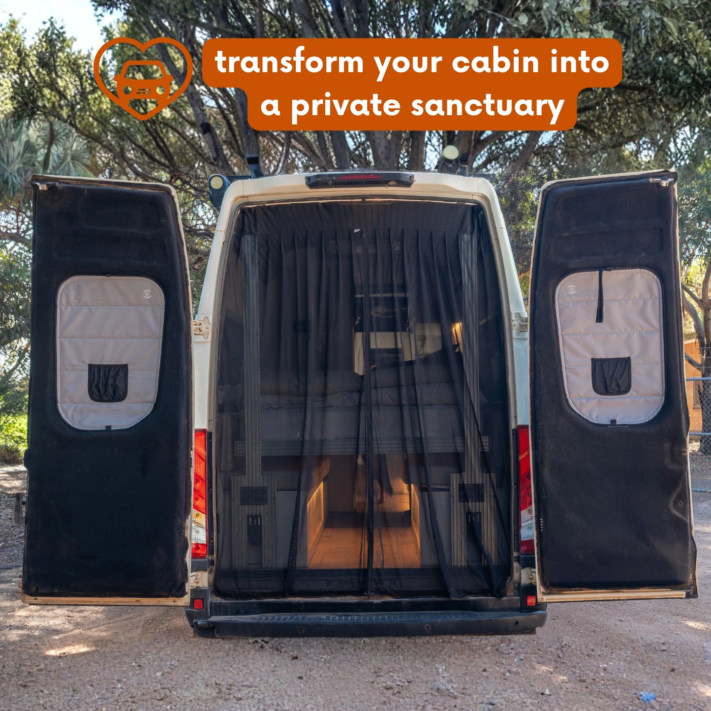 Iveco Daily Window Cover - Rear Door Windows (Pair)