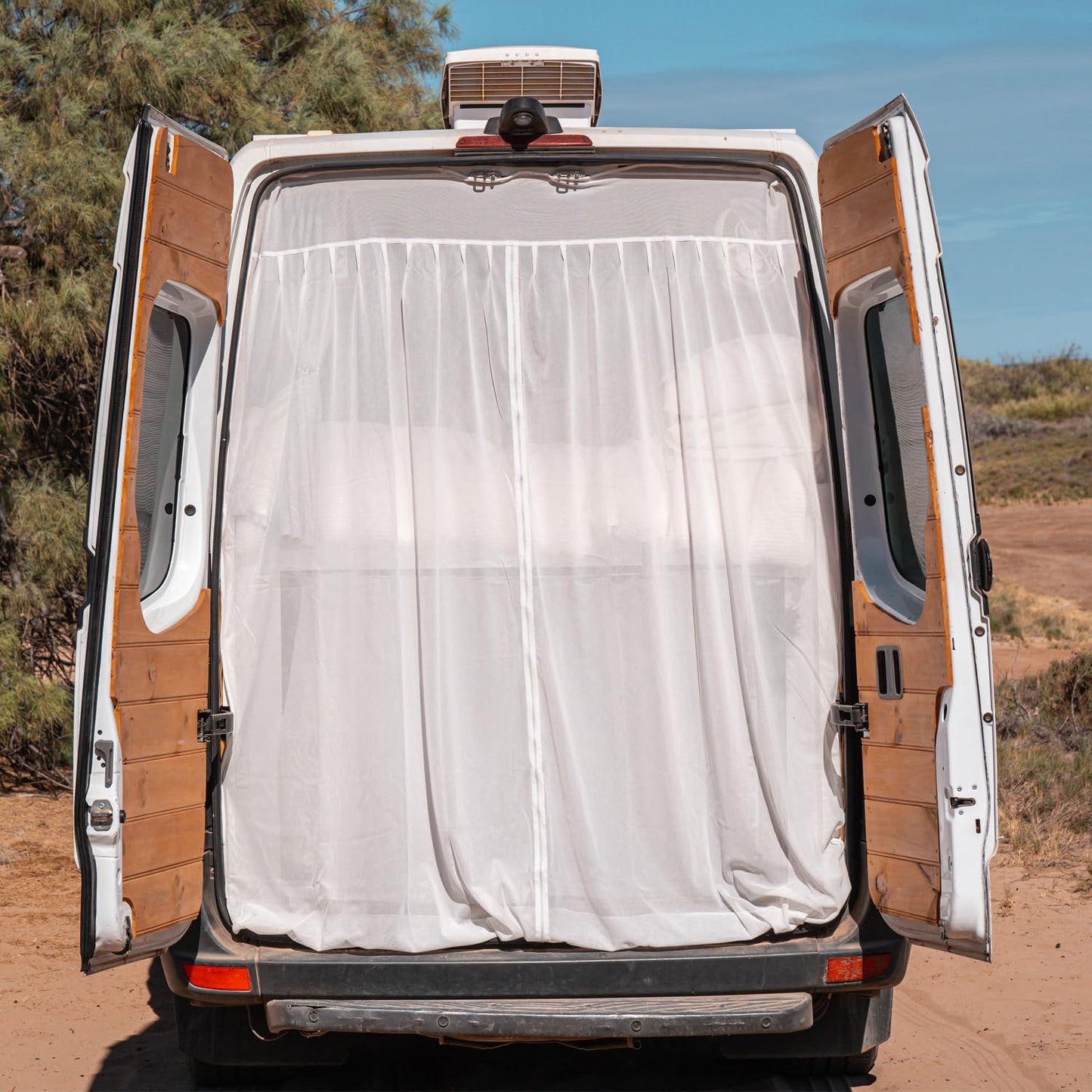 Magnetic Rear Door Van Fly Screen - Standard Size