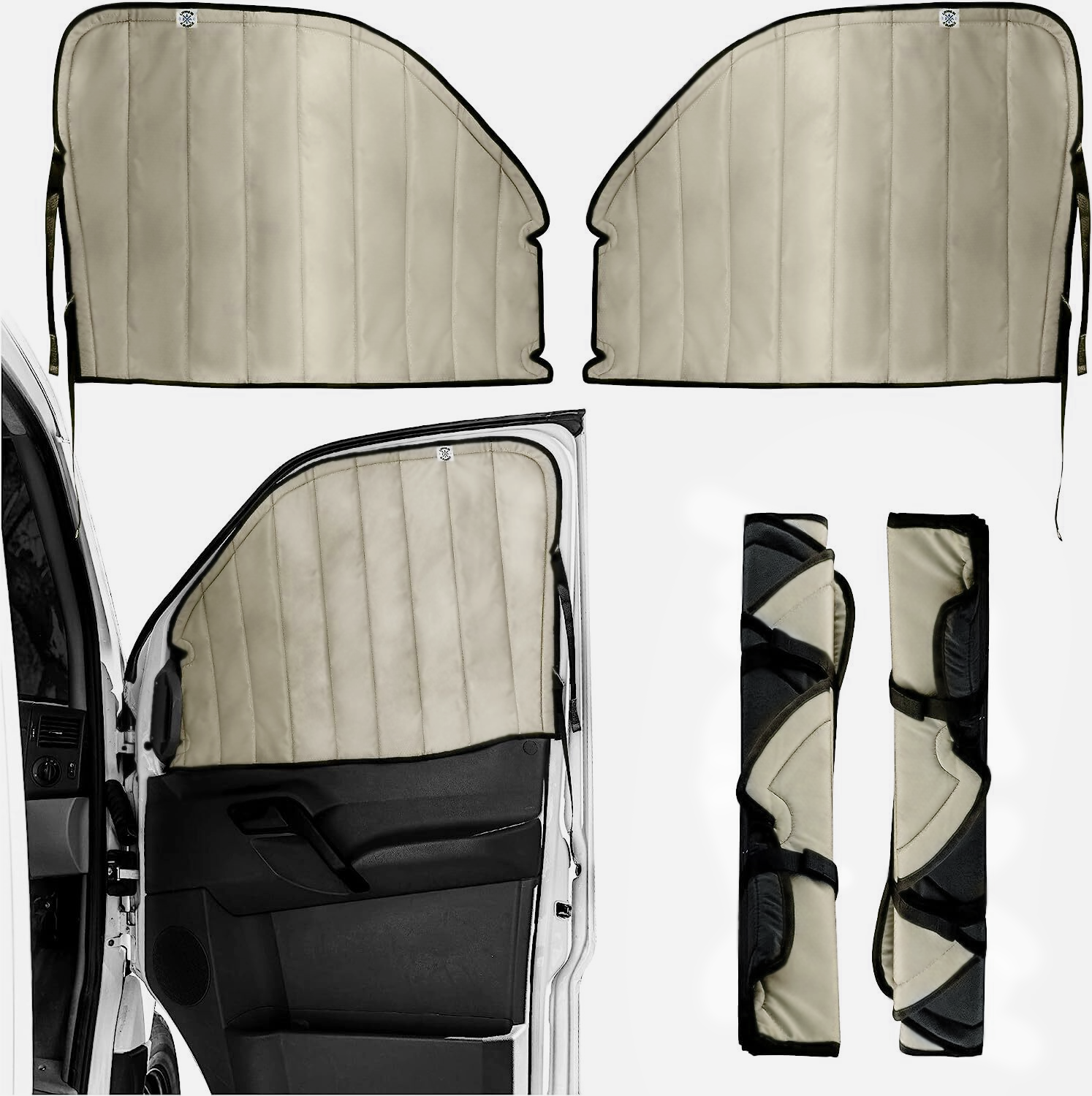 Insulated Driver/Passenger Window Covers (Pair) – Living in a Bubble AU