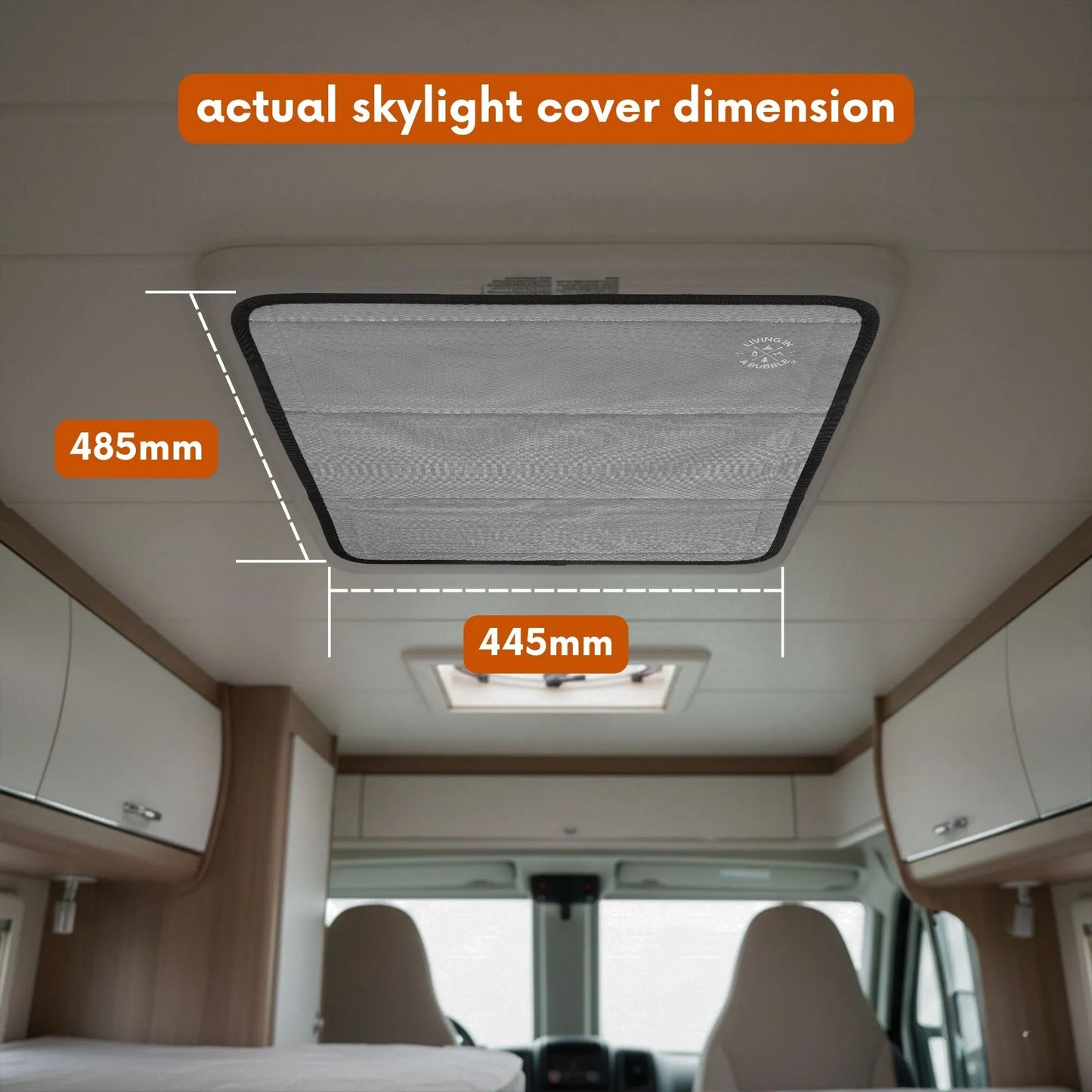 Dometic Mini Heki 400x400mm Skylight Cover