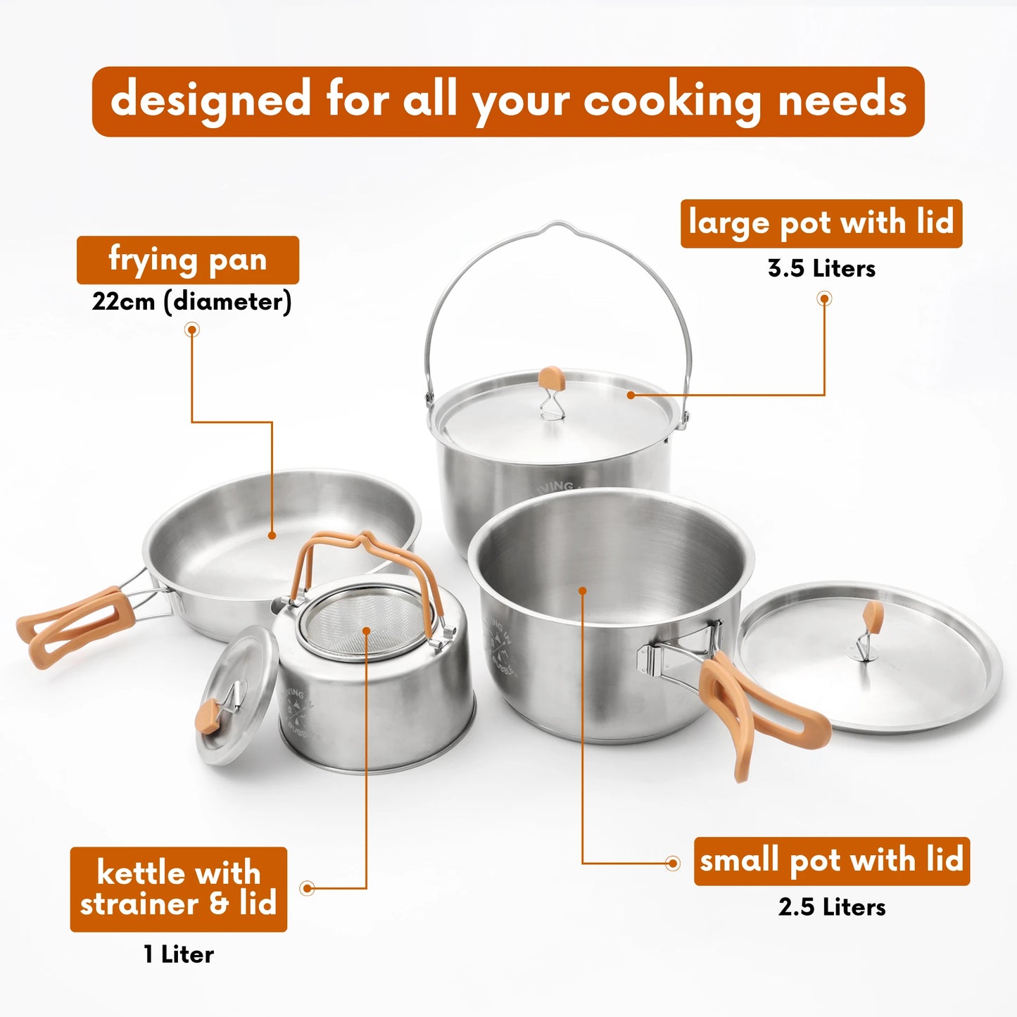Premium 7-Piece Cooking Set