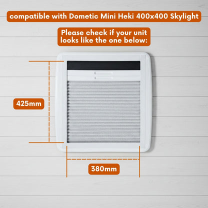 Dometic Mini Heki 400x400mm Skylight Cover