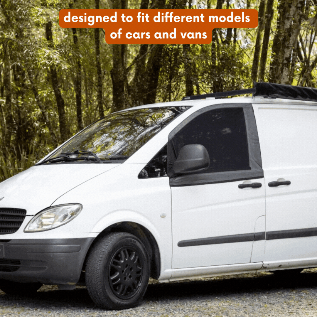 Magnetic Front Window Flyscreens For Cars And Vans