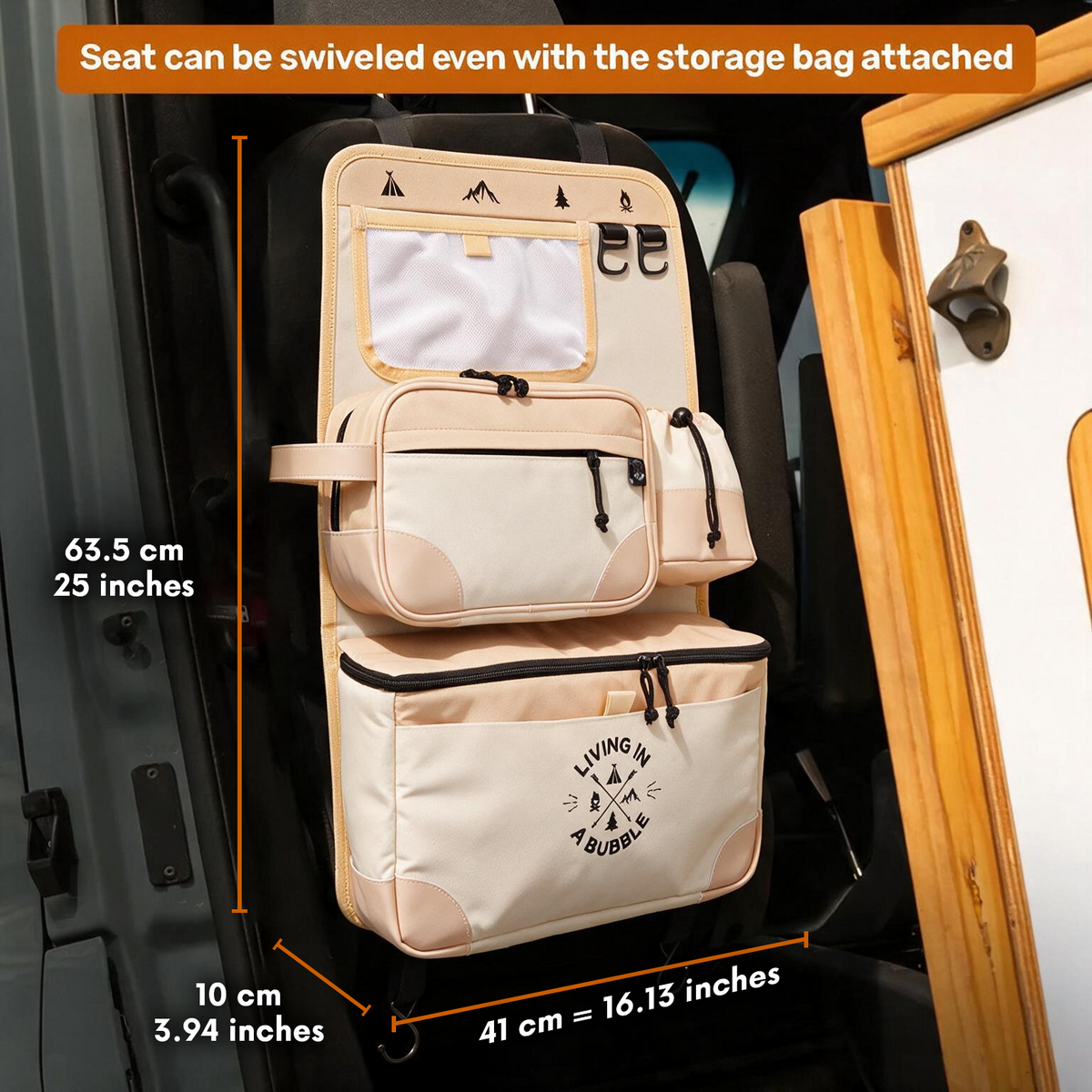 Premium Seat Back Storage Organiser