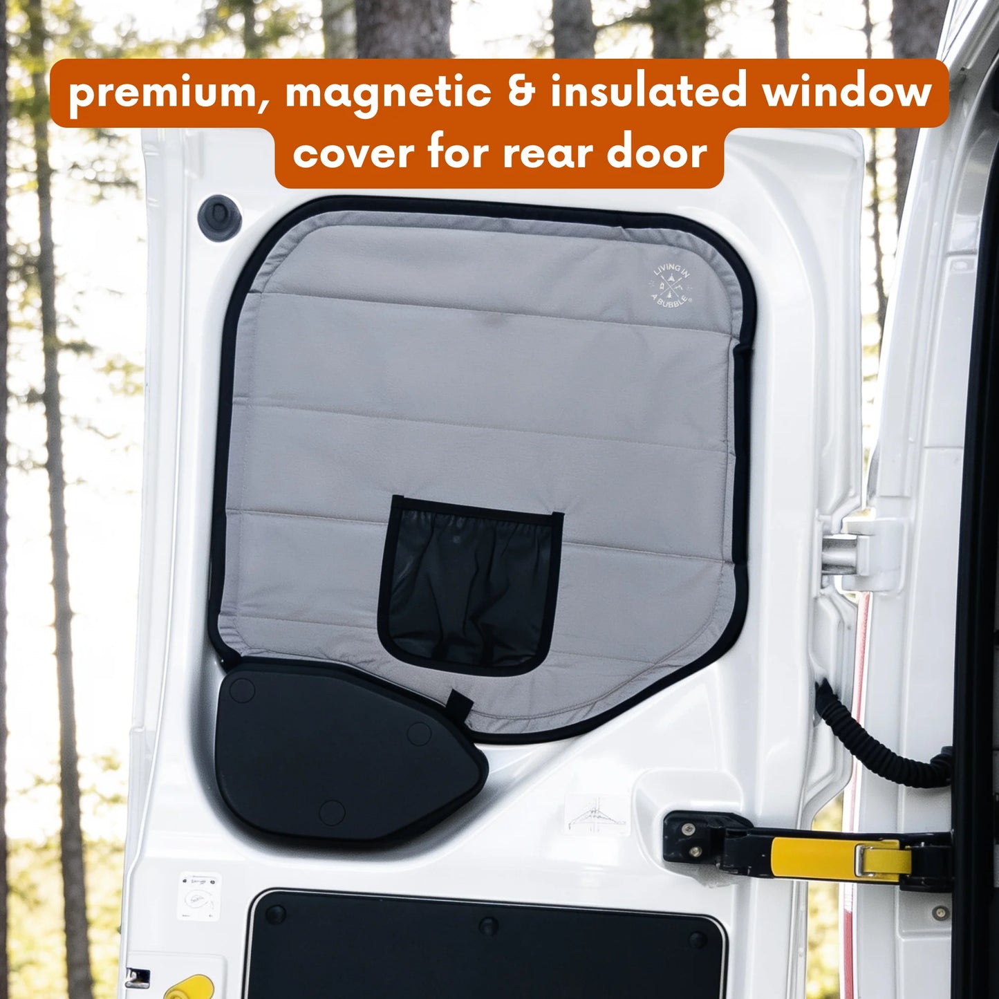 Ford Transit Custom Window Cover - Rear Door Windows (Pair)