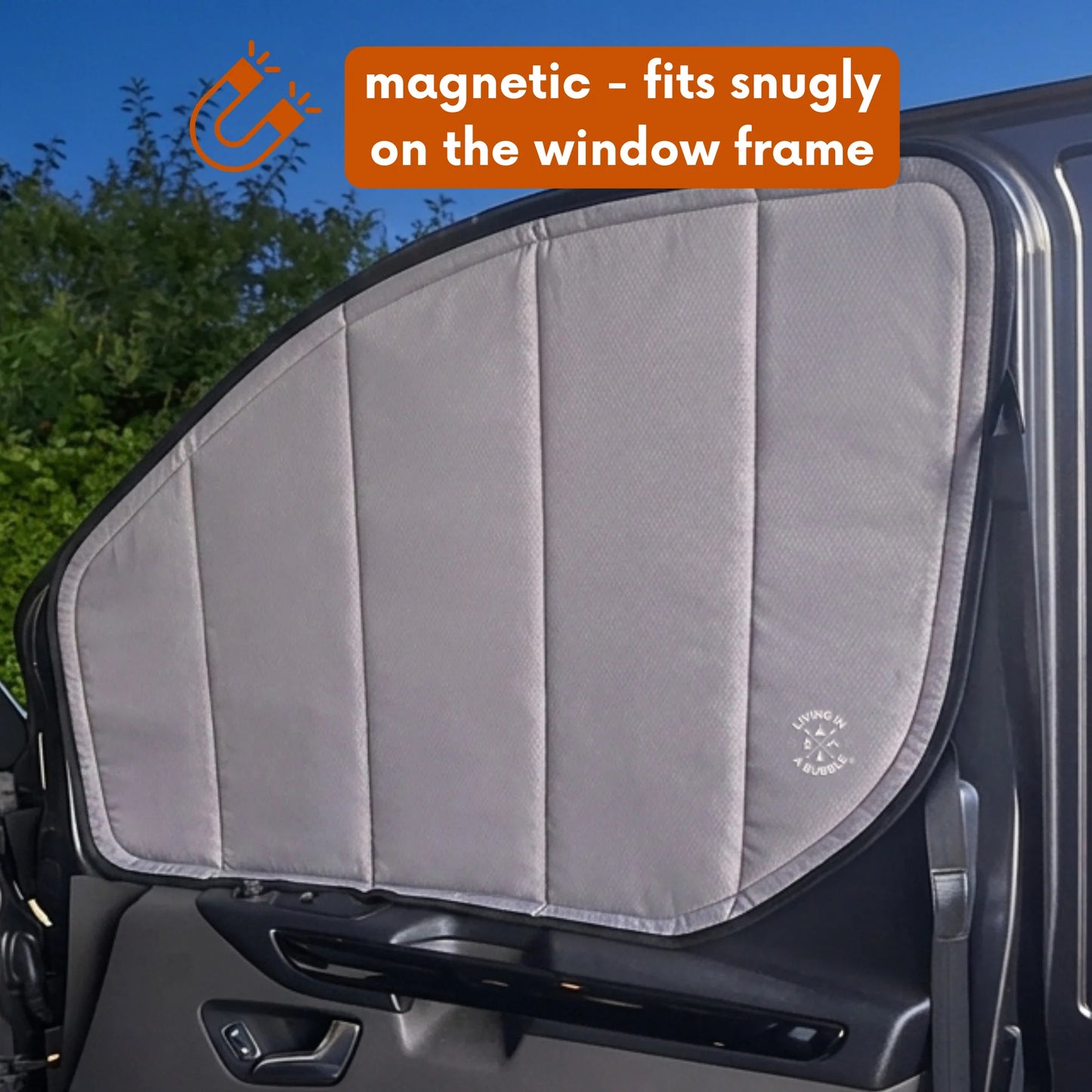 Ford Transit Custom Window Cover - Rear Door Windows (Pair)