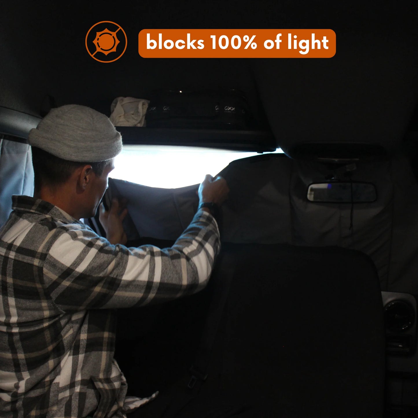Ford Transit Custom Window Cover - Rear Door Windows (Pair)