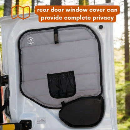 Ford Transit Custom Window Cover - Rear Door Windows (Pair)