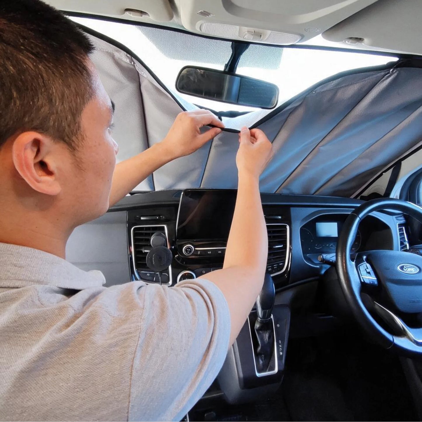 Ford Transit Custom Window Cover - Windshield