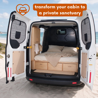 Ford Transit Custom Window Cover - Driver & Passenger Windows (Pair)